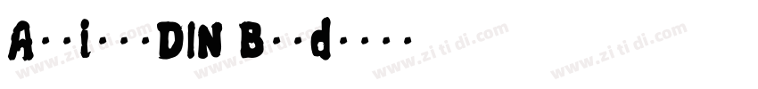 Altinn-DIN Bold字体转换